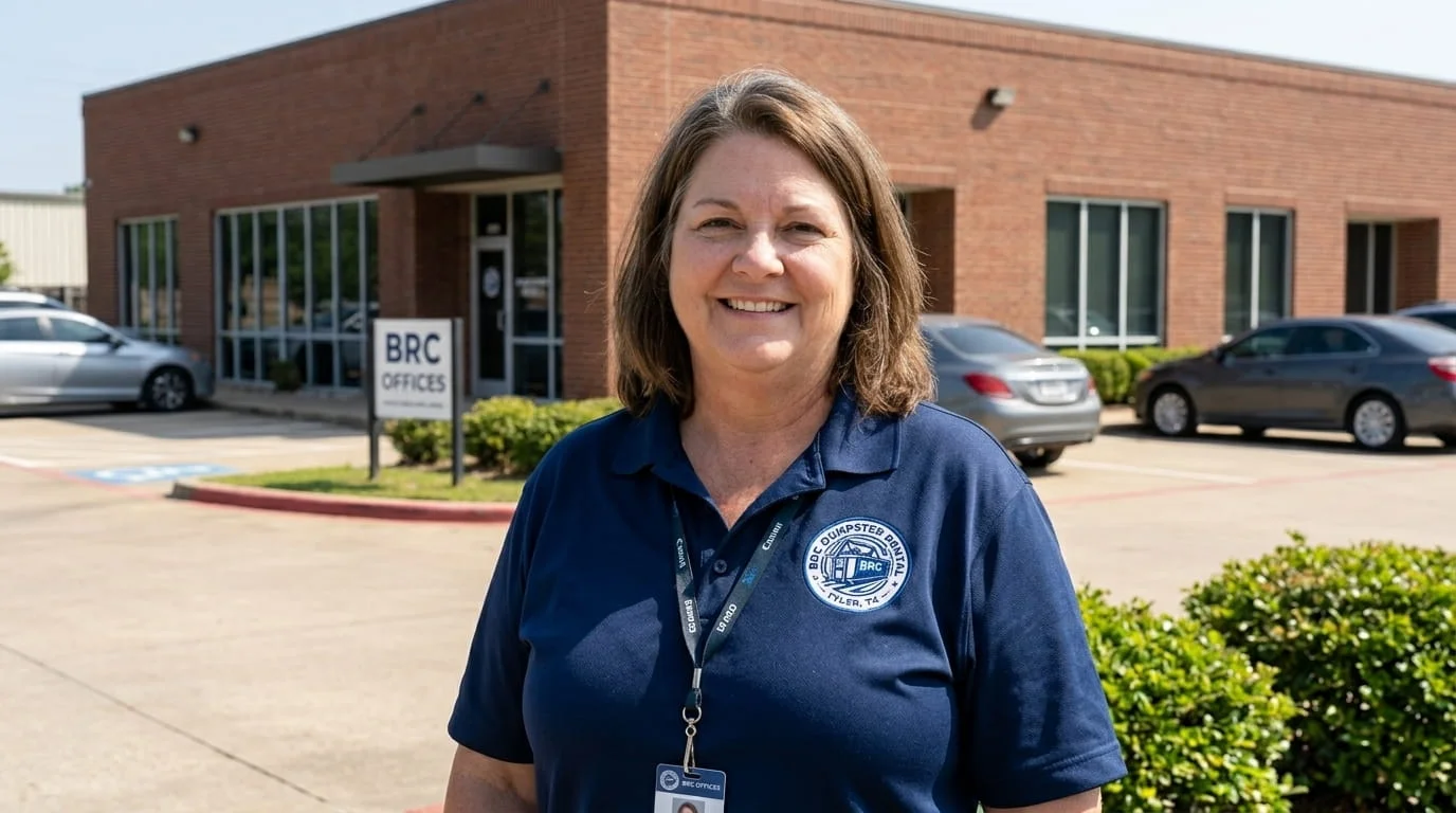 BRC Dumpster Rental Tyler office team member